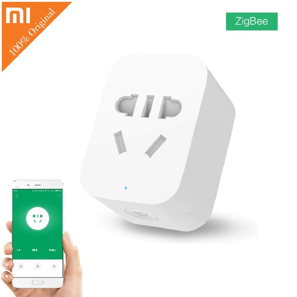 Оригинальный Xiaomi mi Смарт Wi-Fi розетка переключатель приложение дистанционное управление таймер мощность Plug Обнаружение мощности ZigBee