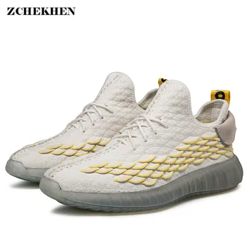 

Hip hop Harajuku Autumn sneakers Men Breathable Mesh Casual Shoes Men Comfortable Fashion EVA Tenis Masculino Adulto Sneakers
