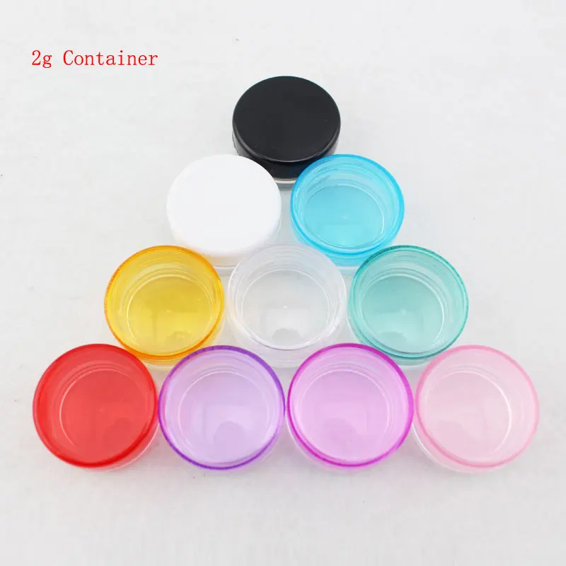 2g X 200 PS صغيرة واضحة فارغة كريم جرة التجميل الحاويات عينة جرة عرض حالة التجميل التعبئة والتغليف 2g مصغرة زجاجة بلاستيكية القصدير 2g X 200 PS صغيرة واضحة فارغة كريم جرة التجميل الحاويات عينة جرة عرض حالة التجميل التعبئة والتغليف 2g مصغرة زجاجة بلاستيكية القصدير