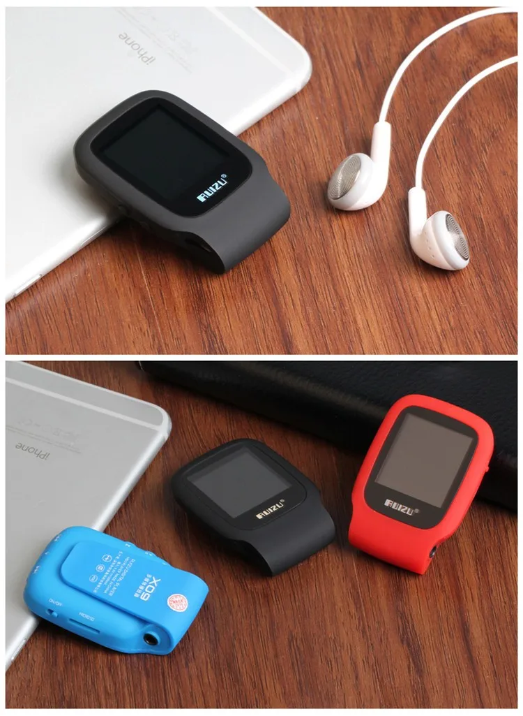 RUIZU X09 MINI MP3 Player Running Sports Clip Mp3 Walkman Support TF Card Music Player With 1.5 inch Screen E-Book Recording FM (16)