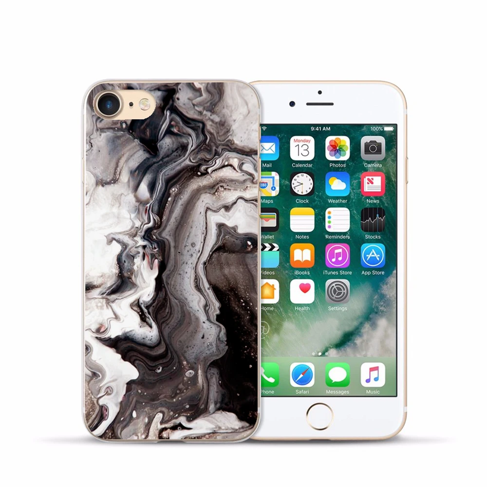 Чехлы для телефонов iphone 5 5s SE 6s 7 6/7/8 plus 8 x XR XS MAX силиконовый чехол из ТПУ с рисунком