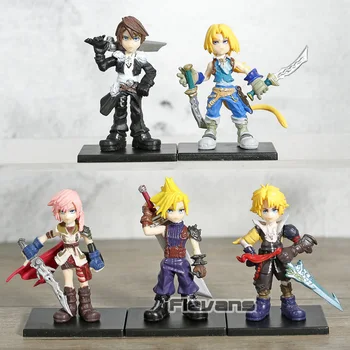 

Final Fantasy Dissidia Opera Omnia Trading Arts Cloud Strife Eclair Farron Squall Leonhart Tidus PVC Figures Toys 5pcs/set