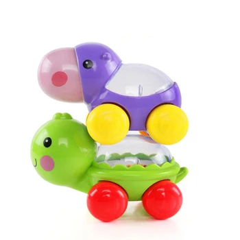 

1 Pc lovely Colorful Cartoon Gliding Sliding Little Hippo Tortoise Baby Children Creeping Learning Educational Toys Games Gifts