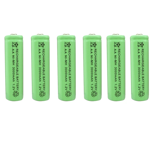 1-20Pcs 1.2V AA 800mAh Ni-MH Rechargeable Battery Ni-MH 2A Batteries for  Outdoor Gutter Garden Outdoor Lawn Fence Wall LED - AliExpress