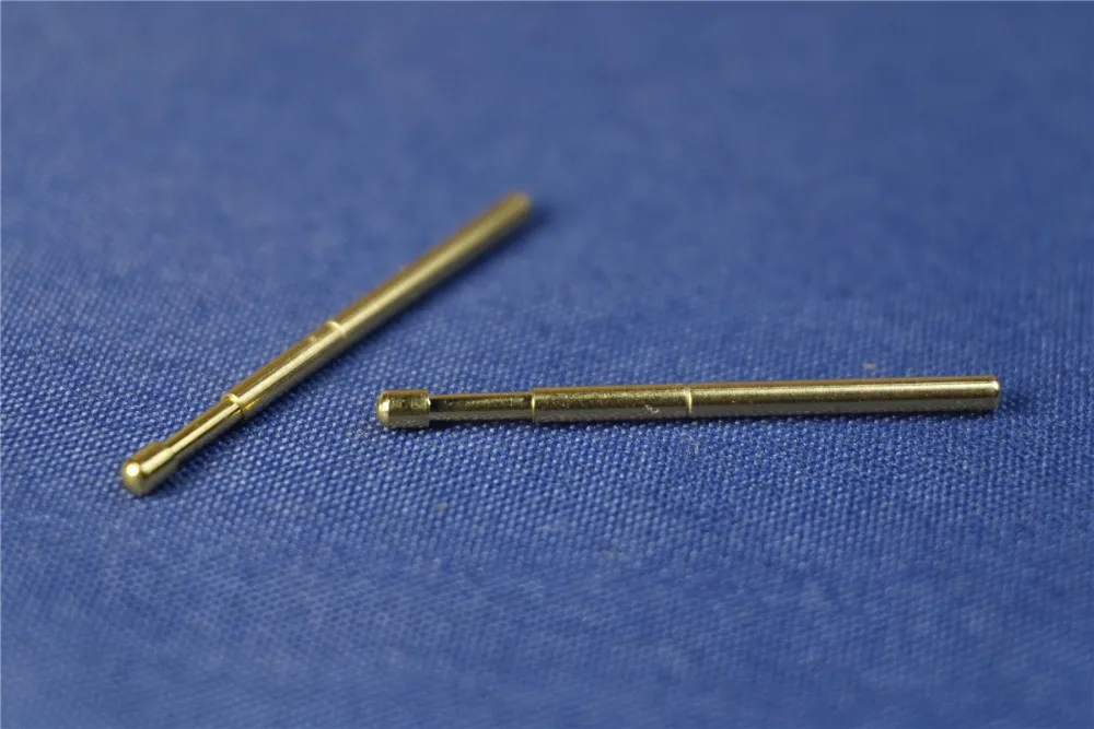 100pcs Spring Loaded Test Probe Pogo Pin Length 24.5 mm Spherical Probe