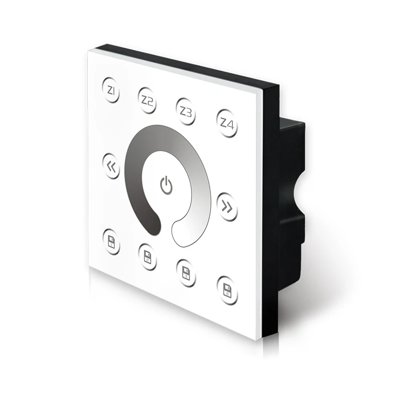 New Led Strip Dimmer 85265v Dimming Pwm Dmx512 Wall Mount Touch Panel 4 Zones Multi Function