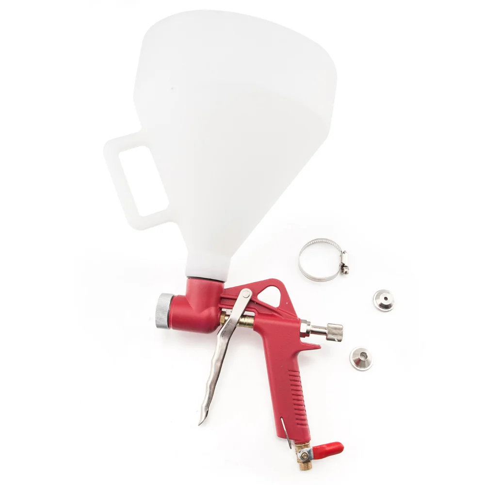 

6L 4mm/6mm/8mm Air Hopper Spray Gun Nozzle Wall Ceiling Painting Sprayer Red