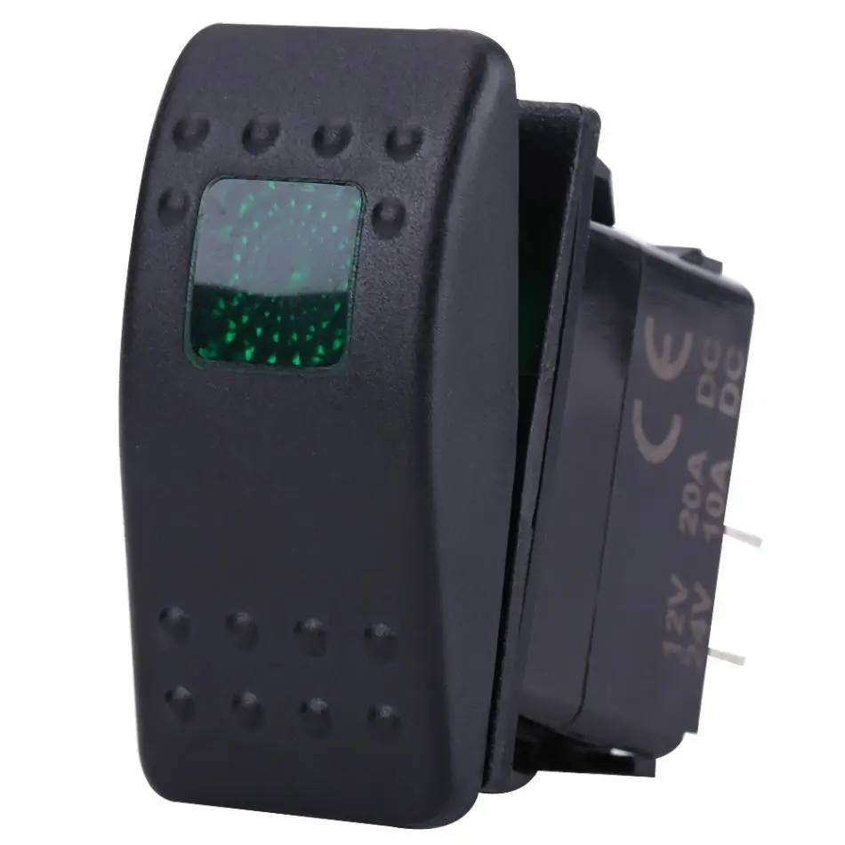 Buy 12V 24V 3 Pin On Off Rocker Toggle Switch for Car