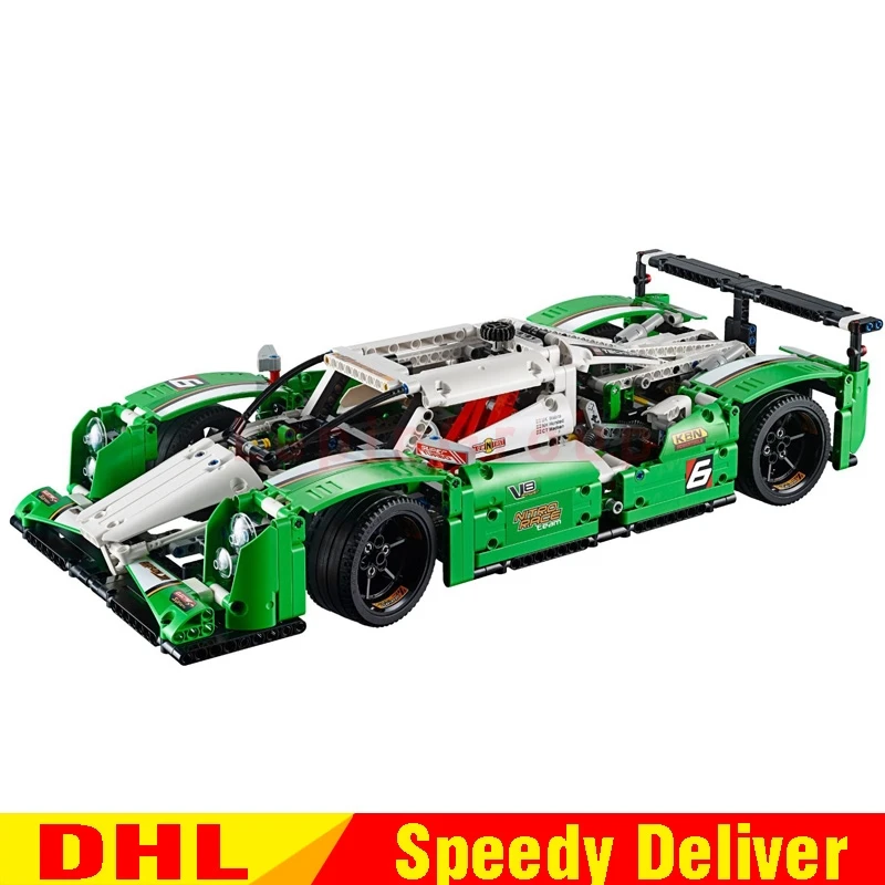 LEPIN 20003 Technic Series The 24 hours Race Car Building Blocks Bricks Set Toys Gifts legoings Clone 42039 lepin 20003 technic series the 24 hours race car building assembled blocks bricks enlighten toy 42039