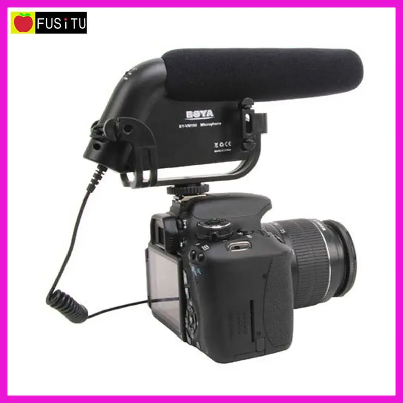 

BOYA BY-VM190 BY-VM190P Super-Cardioid Condenser Shotgun Microphone for Canon Nikon Sony DSLR Cameras