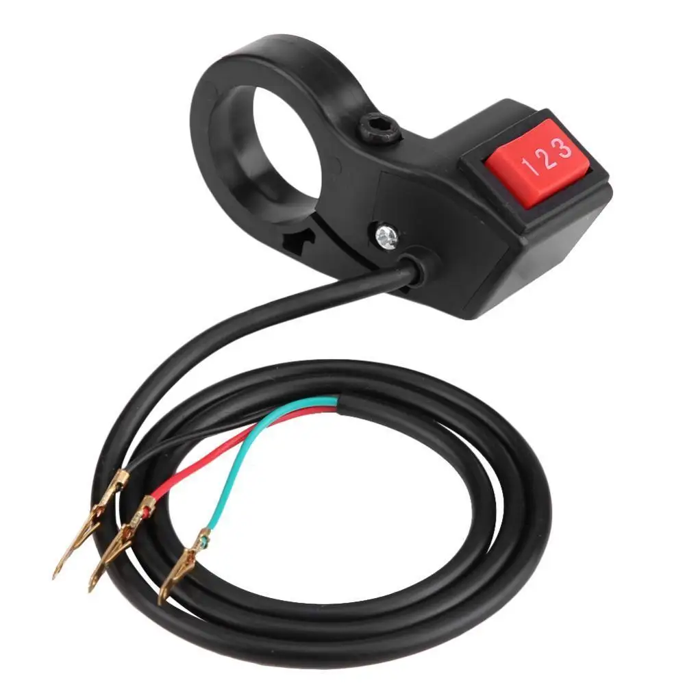 

New Coming 22mm 7/8in Electric 3 Speed Module Handlebar Switch Shift for Motorcycle E-bike Scooter Motorcycle Switch