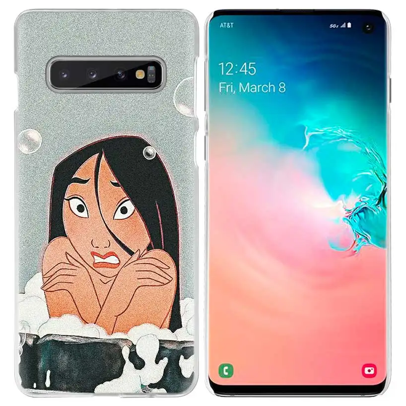 Мулан комиксов чехол для samsung Galaxy S10 5G S10e S9 S8 M30 M20 M10 J4 J6 плюс J8 Примечание 8 9 Ясно Жесткий чехол для телефона PC Coque