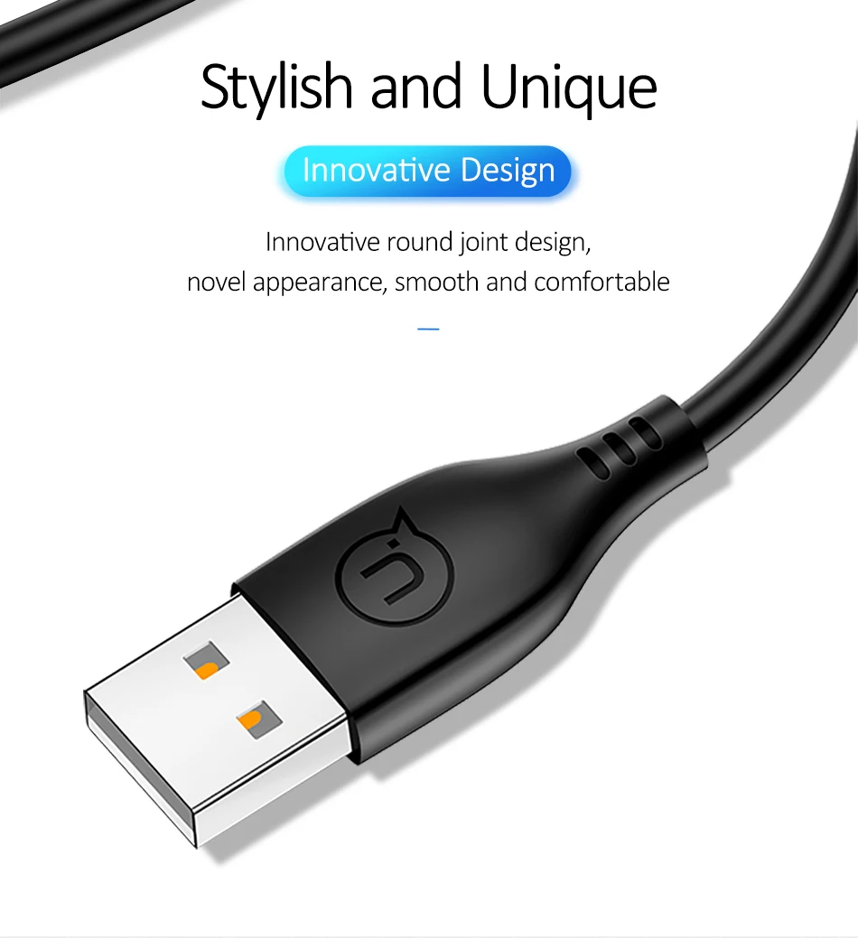 USAMS USB кабель для iPhone USB кабель 2A Быстрая зарядка USB кабель для iPhone Синхронизация данных для iOS 12 11 10 круглый шнур данных