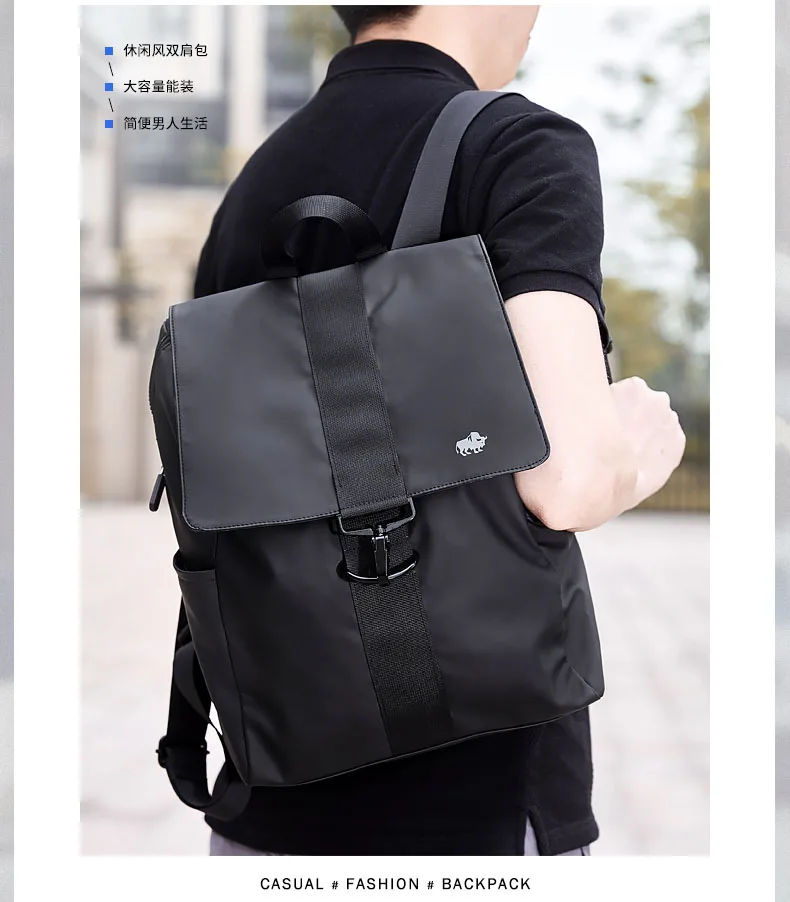 Бизон джинсовые Анти-Вор USB зарядка Рюкзак Для мужчин отдыха и путешествий рюкзак школьные сумки подросток Для мужчин 15,6 дюймовый ноутбук рюкзак N2780