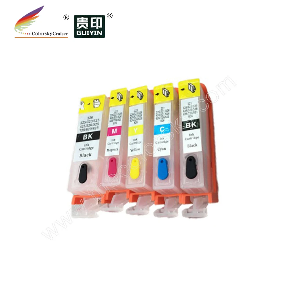 (RCC225) многоразовый чернильный картридж для Canon PGI225 CLI226 pgi 225 CLI 226 PG PG225 PIXMA IP4820 MG5120