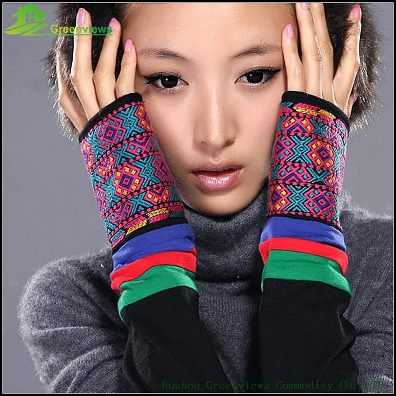 Buy 1 pcs/lot Chinese National Wind Gloves Exquisite