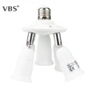 1/3/4/5 in 1 Light Socket Splitter Bases E27 Adapter Converter Holder Flexible Extended Standard for LED Lamp Bulbs ► Photo 1/6