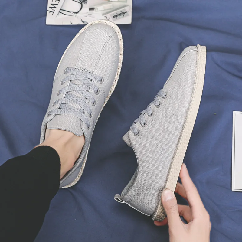 2019 Second Sack Edge Canvas Skate Shoes Male Concise Student Small White Shoes Xia Yundong Leisure Time Shoes Zapatos De Hombre 2019 Second Sack Edge Canvas Skate Shoes Male Concise Student Small White Shoes Xia Yundong Leisure Time Shoes Zapatos De Hombre