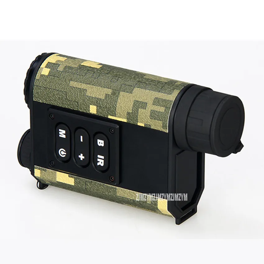 Pro Night Vision Monocular Laser Rangefinder 4X Infrared IR Hunting