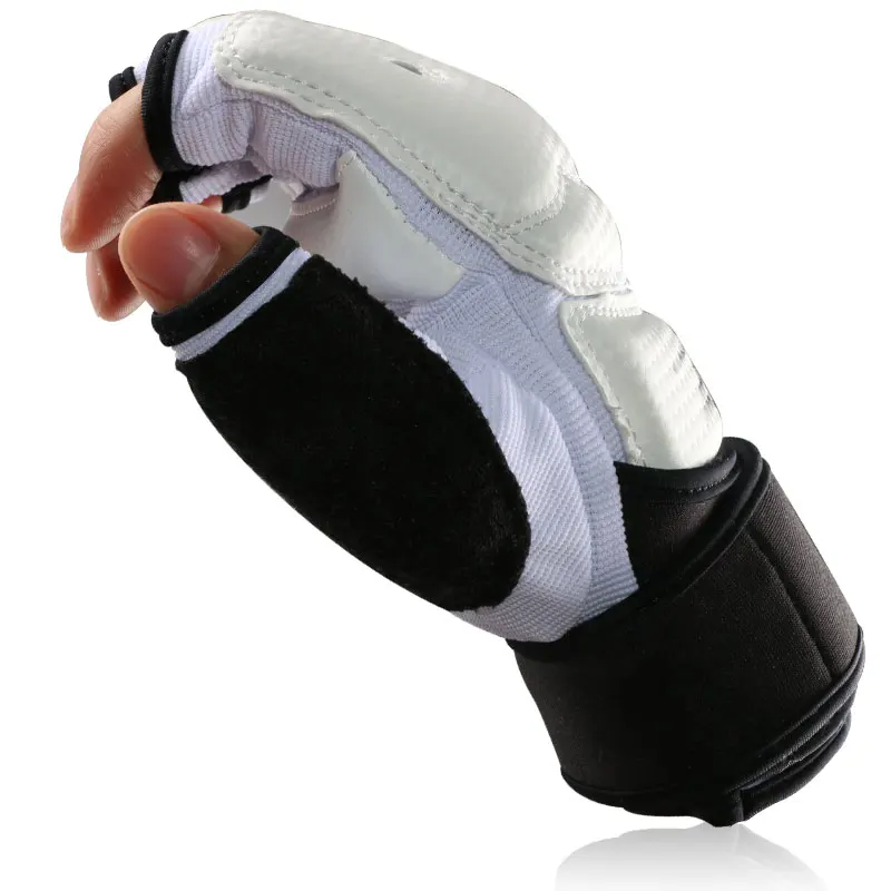 Рука гвардии ног охранник защитить Тхэквондо Ноги Защитника Лодыжки Suppor кикбоксингу загрузки WTF Утверждено защитить ладони - Цвет: Hand gloves