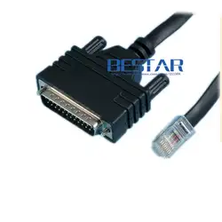 (100 шт./лот) 1,8 м 6FT DB25 для RJ45 сетевой кабель для маршрутизаторов для Cisco маршрутизатор AUX к модему; 2509-RJ 2511-RJ, NM-16A, NM-32A