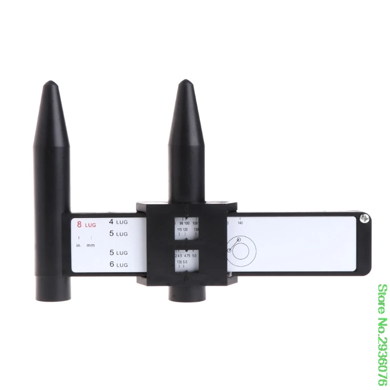 

New Arrive 4 5 6 8 Holes Lug Wheel Bolt Pattern Gauge Quick Measuring Measurement Hand Tool Drop Shipping Support