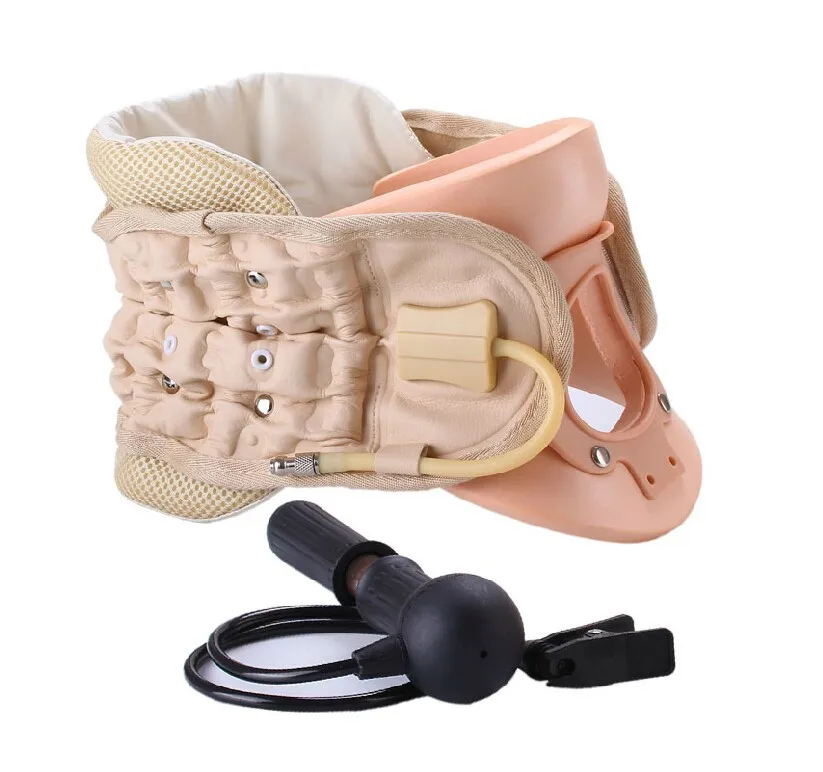 

Air traction neck brace cervical traction inflatable neck collar cervical spondylosis massage stretch therapy neckband care