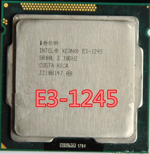 Процессор Intel Xeon E3-1245 e3-1245 E3 1245 четырехъядерный процессор LGA1155 настольный процессор