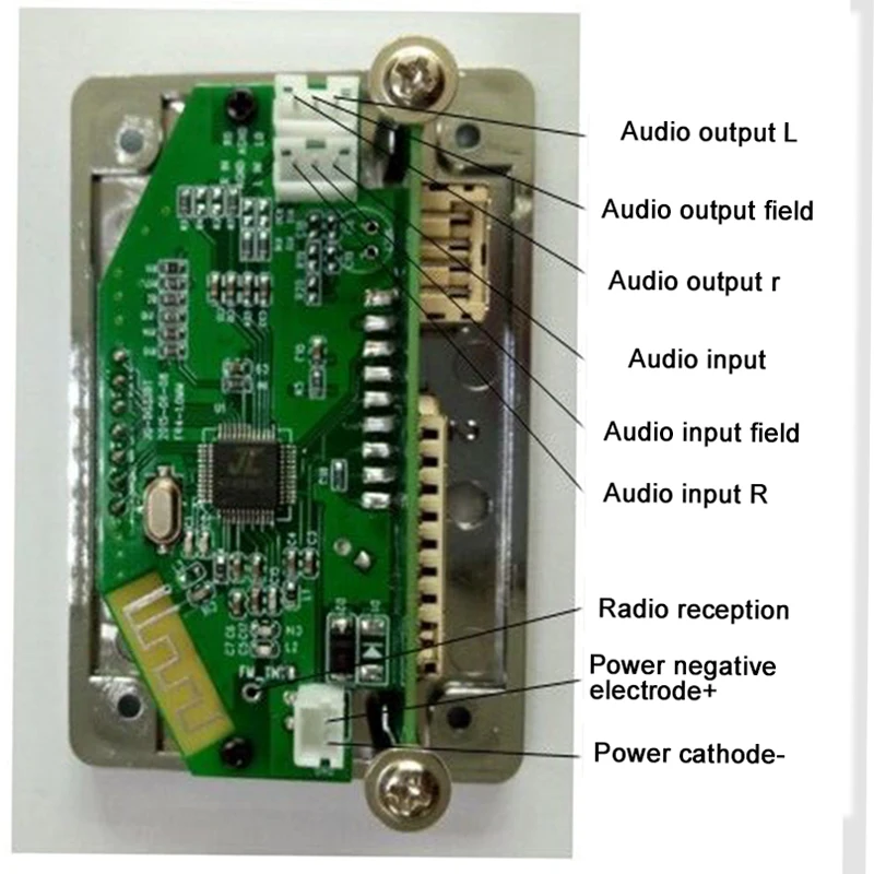 LEORY Wireless bluetooth MP3 WMA Decoder Board 12V DAC Module With USB TF Card SD U Disk Port For Car Audio Amplifier Board