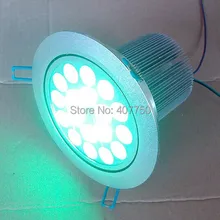 В Европу 4 провода rgb 24V18X1W светодиодный потолочный светильник вниз свет 10 шт./партия используется для душа и художественная галерея