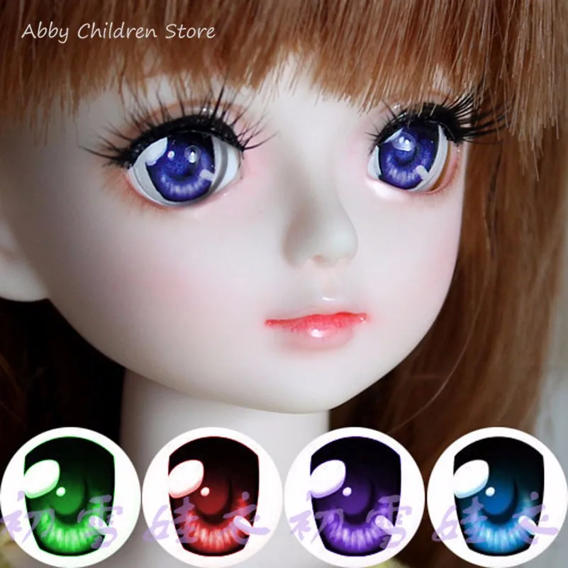 Abbyfrank игрушка глаза безопасные глаза игрушки SD BJD Акриловые Глаза Кукла мультфильм 1 пара 14 мм 16 мм 18 мм 1/3 1/4 1/6 для BJD куклы аксессуары