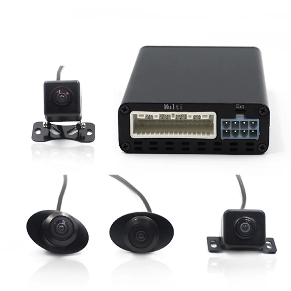 

HD Dvr 360 Surround View System Driving Support Bird View Panorama System 4 Car Camera 720P Car DVR Video Recorder Box G-Sensor