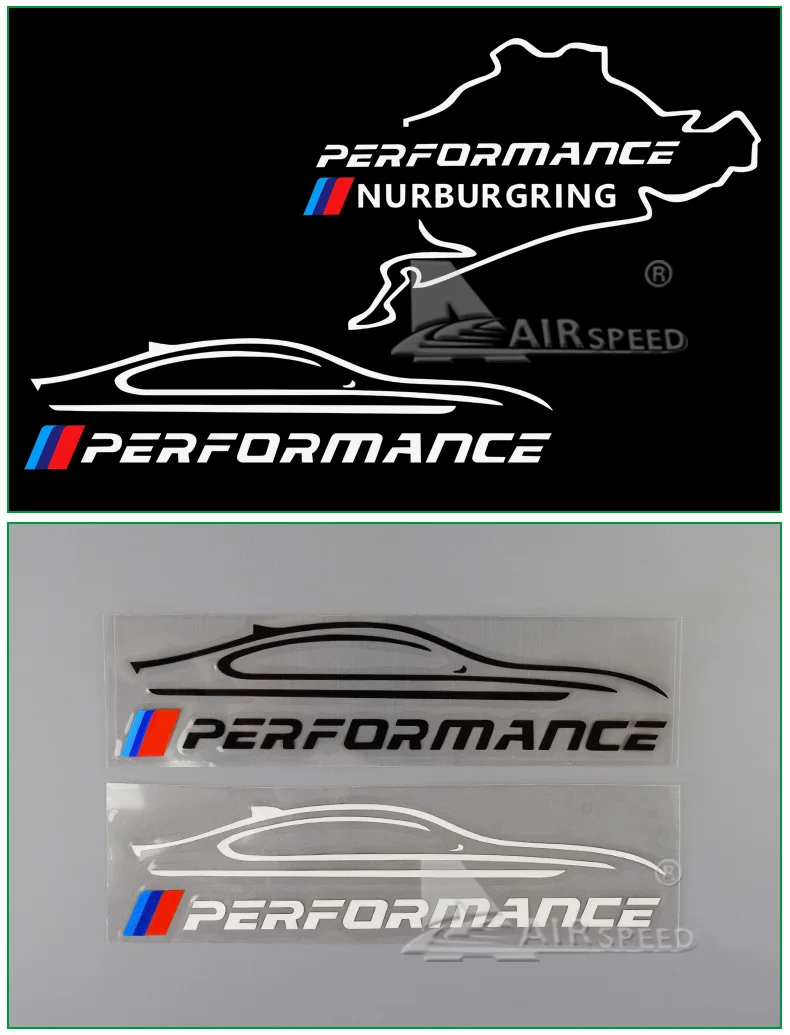 Airspeed Car Stickers M Performance Auto Sticker Fuel Tank Cap Decal Accessories for BMW E46 F30 E90 E60 F20 F10 E36 E39 E87 E70 (4)