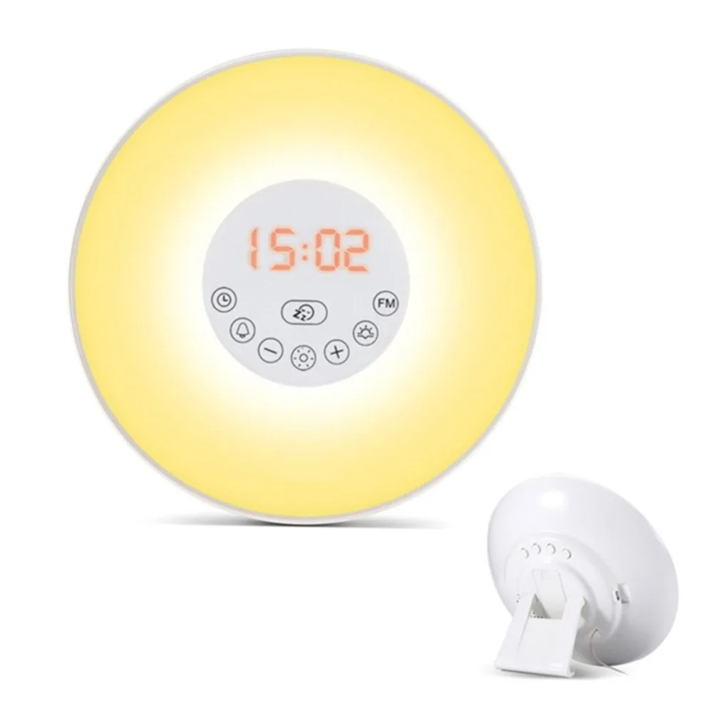 

Multi-functional Radio XH301 Sunrise Smart Awakening Alarm Clock radio radios portatil Simulate the rising sun to wake you up