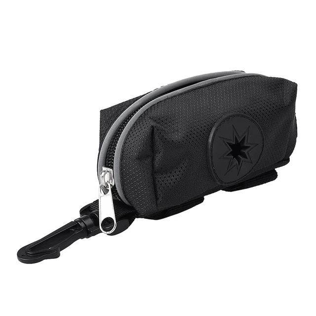Petacc Dog Treat Pouch and Clicker Set Portable Pet Training Bag Dog Poop Bag Holder with Steel Training Clicker