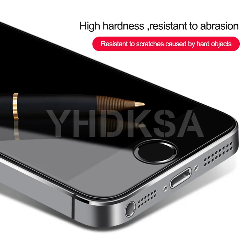 9H противоударное защитное стекло на для iPhone 5S, se 5C 5 закаленное защитное стекло для iPhone 5S, se 4 4S чехол
