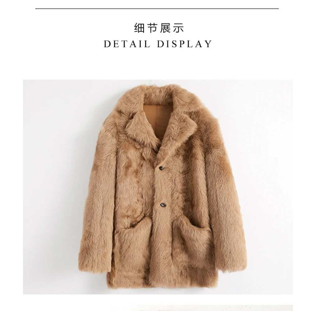 Для Мужчин's B3 Shearling Jacket Для мужчин; длинное кожаное пальто Для мужчин; зимняя теплая куртка