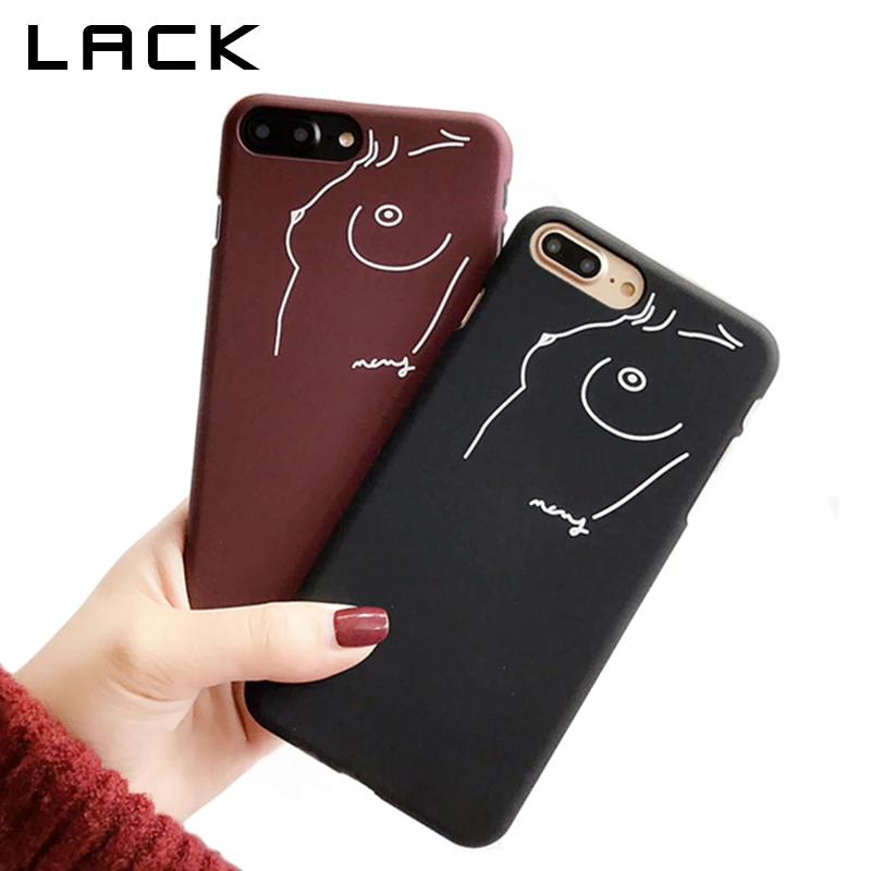 Goede GEBREK Leuke Cartoon Abstract Art Lijnen Telefoon Case Voor iphone X Case Voor iphone5S SE 6 6 S 7 8 Plus Ultral dunne Hard PC Vrouwen Ontwerp