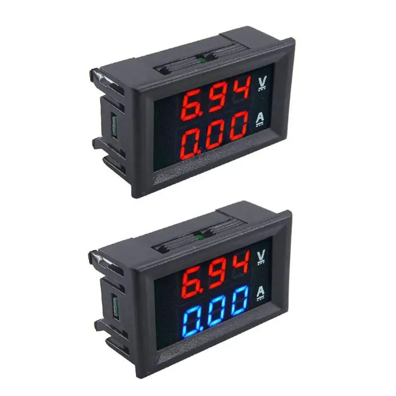 

0.56in DC 0-100V 0-10A Dual LED Digital Voltmeter Gauge digital Ammeter Volt Amp Meter amperimetro Car