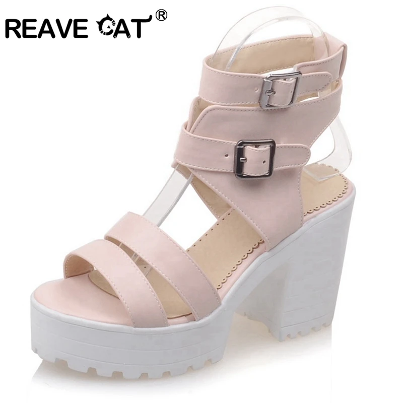 cat heel sandals