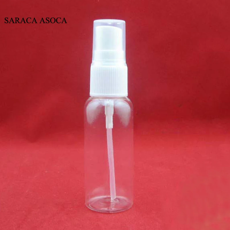 

Wholesale Retial 100pcs/lot 30ml Travel Spray Bottle Small Empty Cosmetic Plastic Bottles