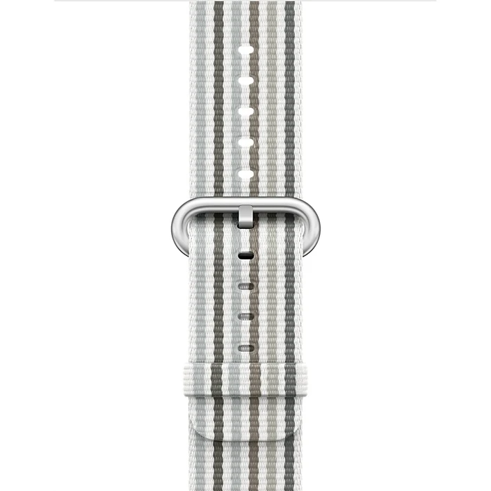 URVOI ремешок для Apple Watch series 5 4 3 2 1 тканая нейлоновая ткань-как на ощупь ремешок для iWatch new pride edition Классическая пряжка - Цвет ремешка: Gray Thin Strip
