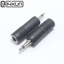 EClyxun 1 шт. 3,5 мм 2 полюса моно штекер 6,35 мм разъем 3,5 штекер 6,35 разъем провода разъем аудио адаптер