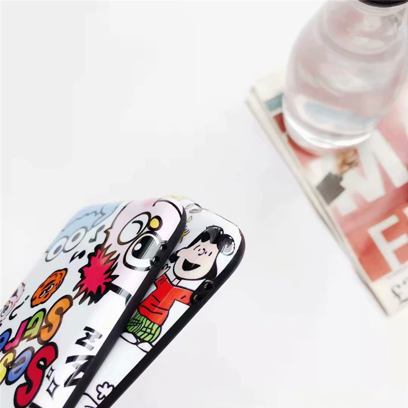 Niceking Cute Cartoon Animal Phone Case For iPhone X Case For iPhone 6 6S 7 8 Plus Fashion IMD Silicone Back Cover Case Coque