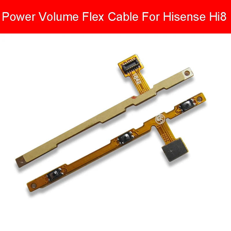 

ON OFF Power & Volume Flex Cable For Hisense Hi8 Power Side Key Button Switch Volume Control Flex Ribbon Cable Replacement