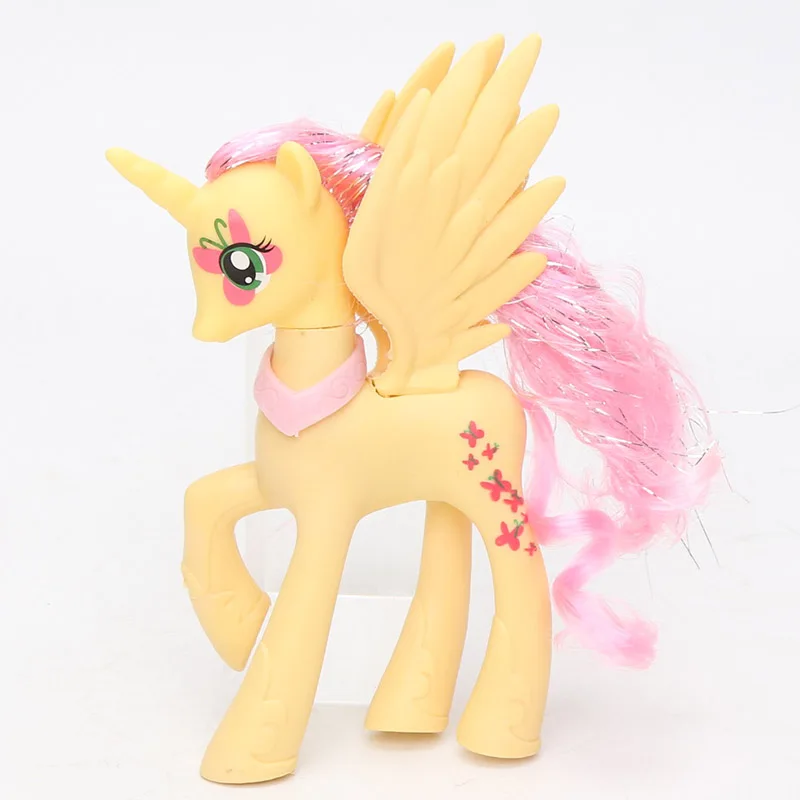 15 стилей 14 см игрушки My Little Pony Принцесса Селестия Луна Пинки Пай Радуга Дэш ПВХ Фигурки сумеречный единорог модель куклы - Цвет: style 8