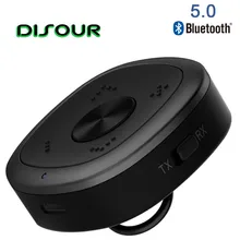 Disour HD от APTX 2-в-1 Bluetooth 5,0 приемник передатчик CSR низкой задержкой Беспроводной аудио Музыка адаптер ключ с микрофоном для ТВ автомобиля