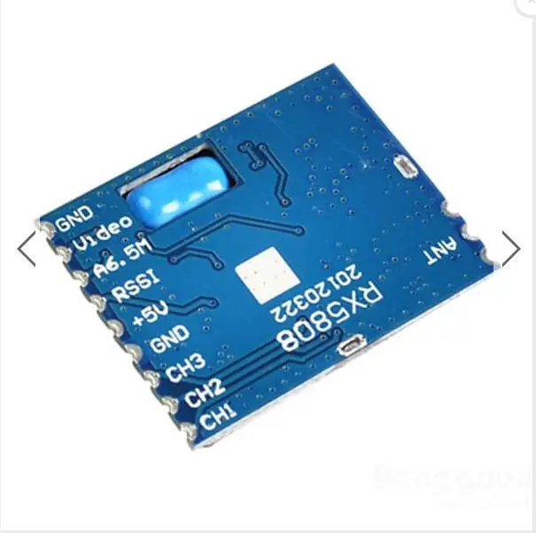 

Boscam FPV 5.8G Wireless Audio Video Receiving Module RX5808 Electric