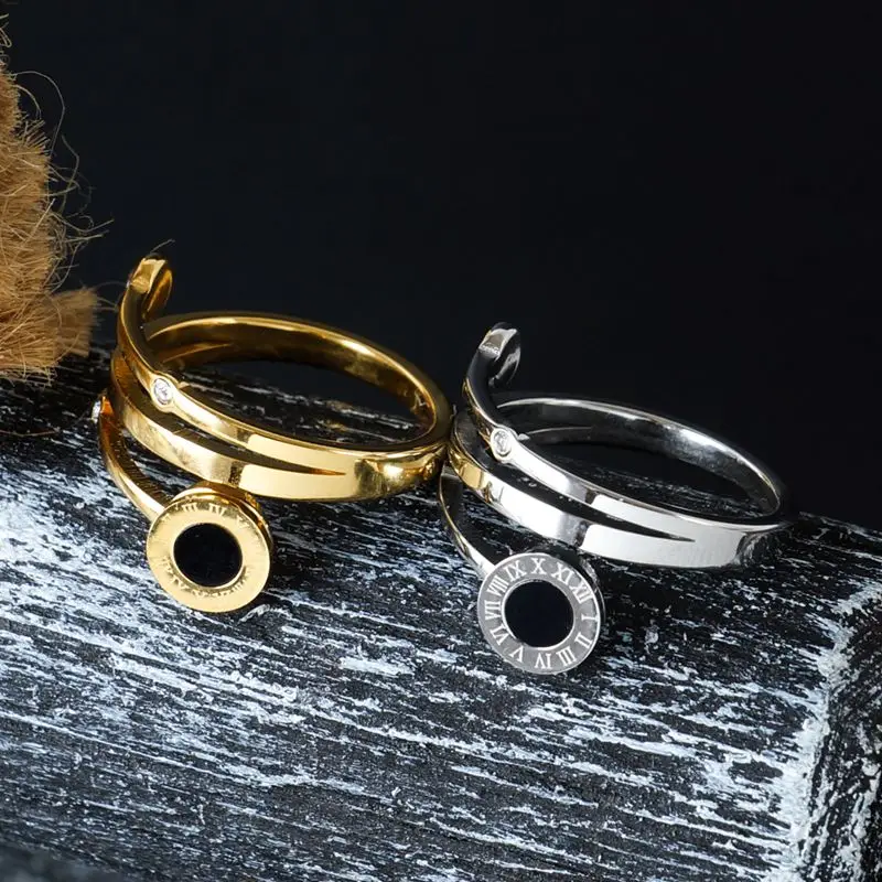 Женское и мужское классическое кольцо Anillo роскошное Брендовое черное с макраме