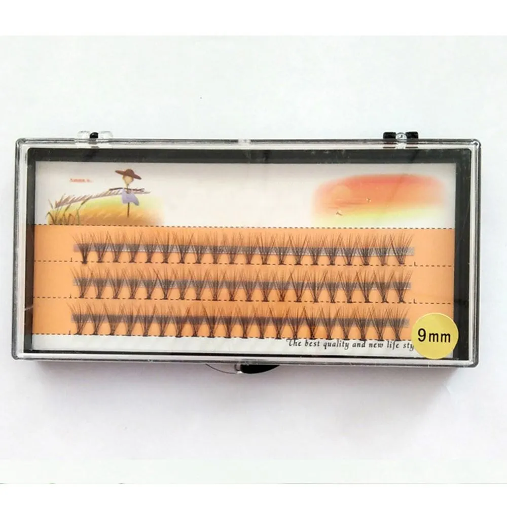 

Long 10D 0.07 C Black Individual Wave Mink Eyelashes Extension False Eye Lashes